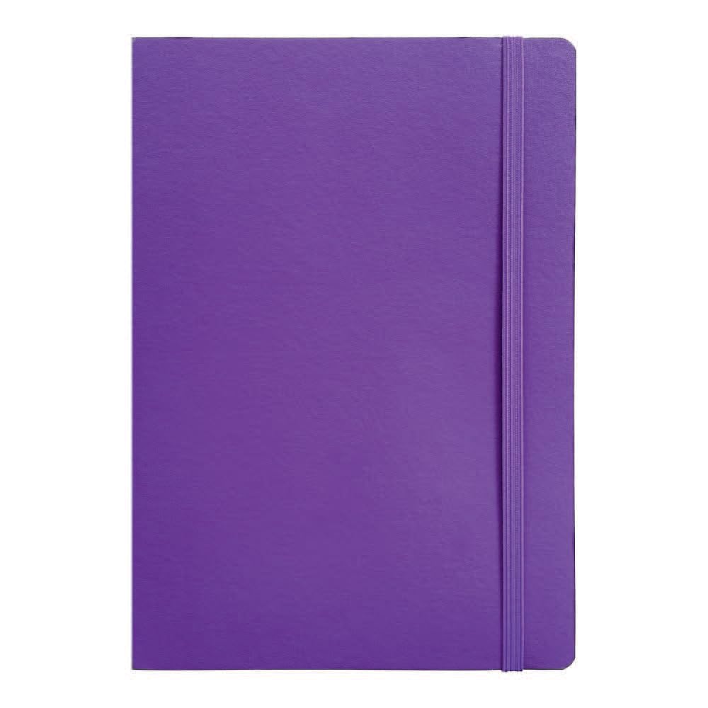 Anupam Hue Journal Ruled A5 Notebook 192 Pages 80Gsm Matte Finish Flexible PVC Cover Journal for Unisex, Daily Journal Notebook